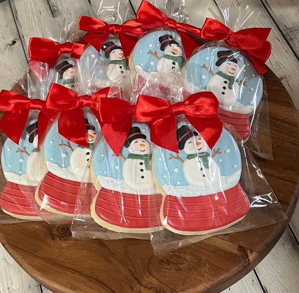 Personalized Snowglobe Gift Cookie