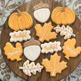 Fall Thanksgiving Platter (set of 6 or 12)