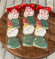 Traditional Christmas Mini Cookies (sets of 4 or 24)