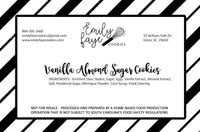 School Supplies Mini Cookies (sets of 4 or 12)