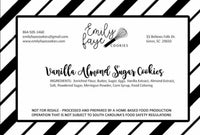 Traditional Christmas Mini Cookies (sets of 4 or 24)