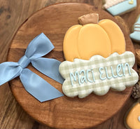 Large Pumpkin Plaque