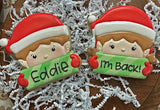 Personalized Elf Gift Cookie