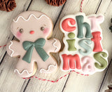 Gingerbread Man Christmas Gift set of 2
