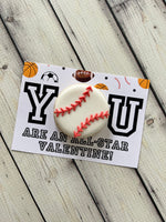 You're an All Star Valentines Cookie Card