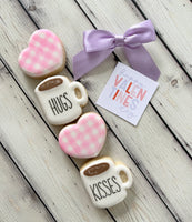 Hugs & Kisses Sleeve of Mini Cookies (sets of 4)