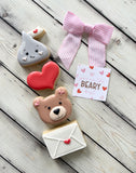 Love you a Beary Lot Sleeve of Mini Cookies (sets of 4)