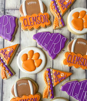 Clemson Tailgate Cookies (Set of a Dozen)