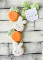 Bunnies and Carrots sleeve of 4