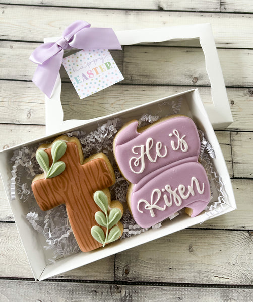 He is Risen Gift Box (set of 2 cookies)