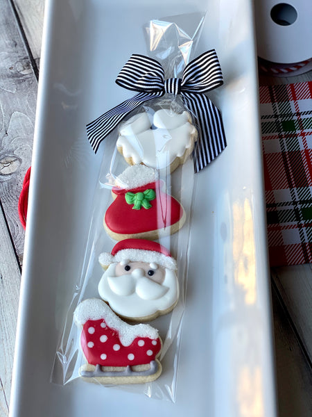 Santa and his Sleigh Mini Cookies