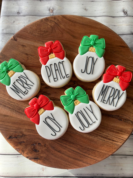 Ornament Cookies (Set of 2, 4, or 6)